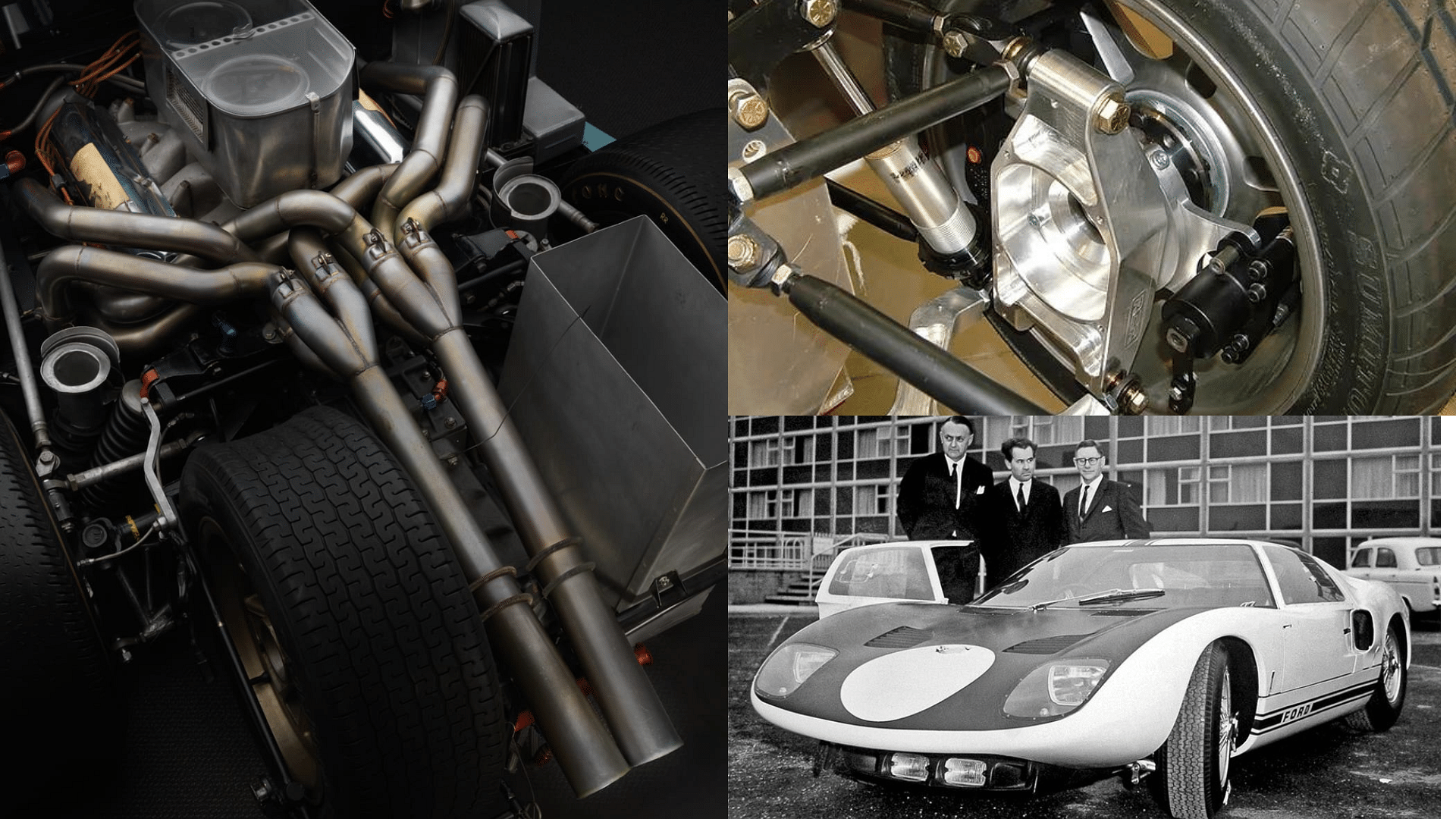 The Ford GT40 engine, suspension, wheels