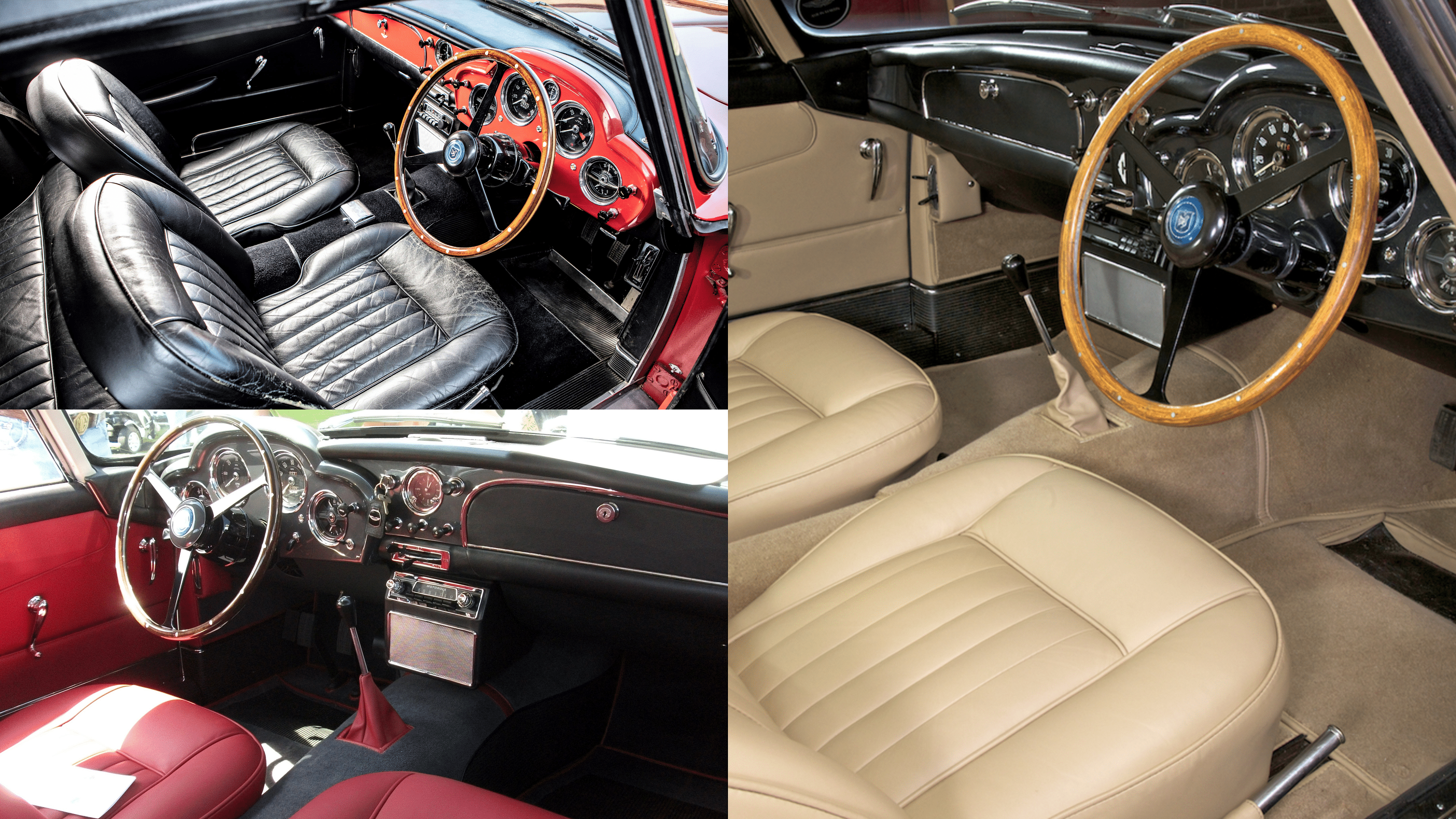 Aston Martin DB4 - Interior Trims, dashboard, seats, steering