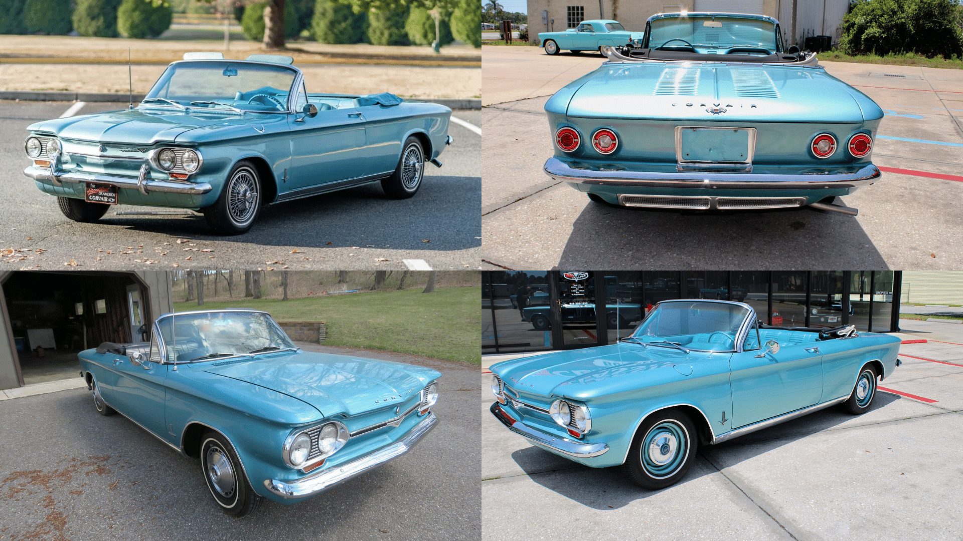 Chevrolet Corvair Monza Convertible front, rear, side view