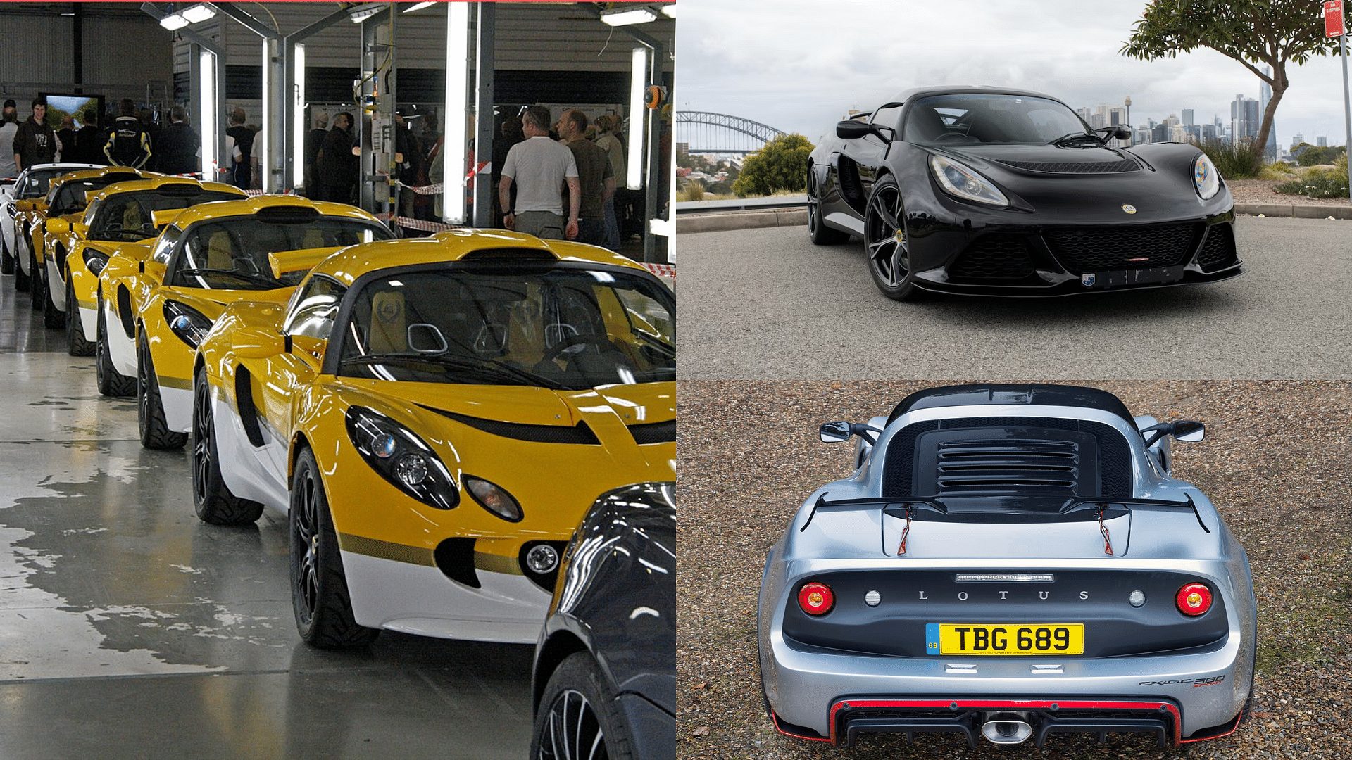 Lotus Exige - front and rear view