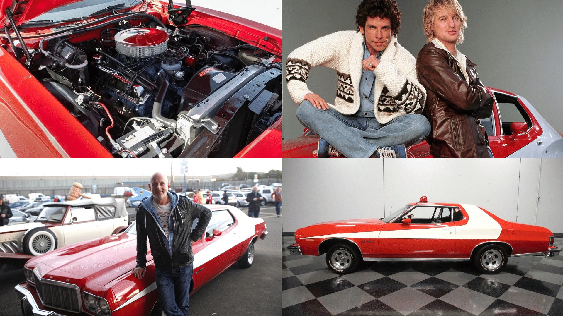 Original Ford Torino from the show - engine, Starsky & Hutch