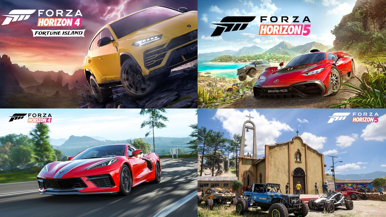 what is the difference between Forza Horizon 4 and Forza Horizon 5