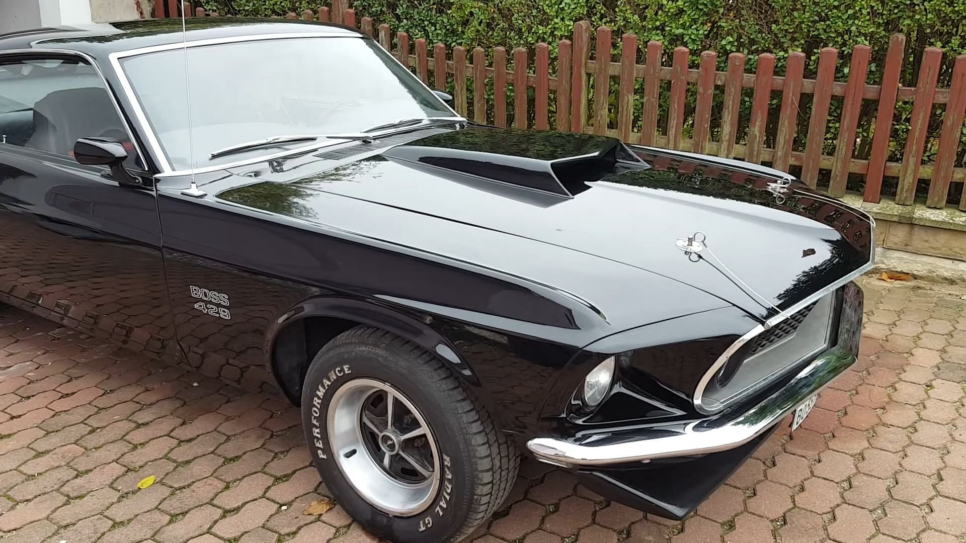 Black 1969 Ford Mustang Boss 429