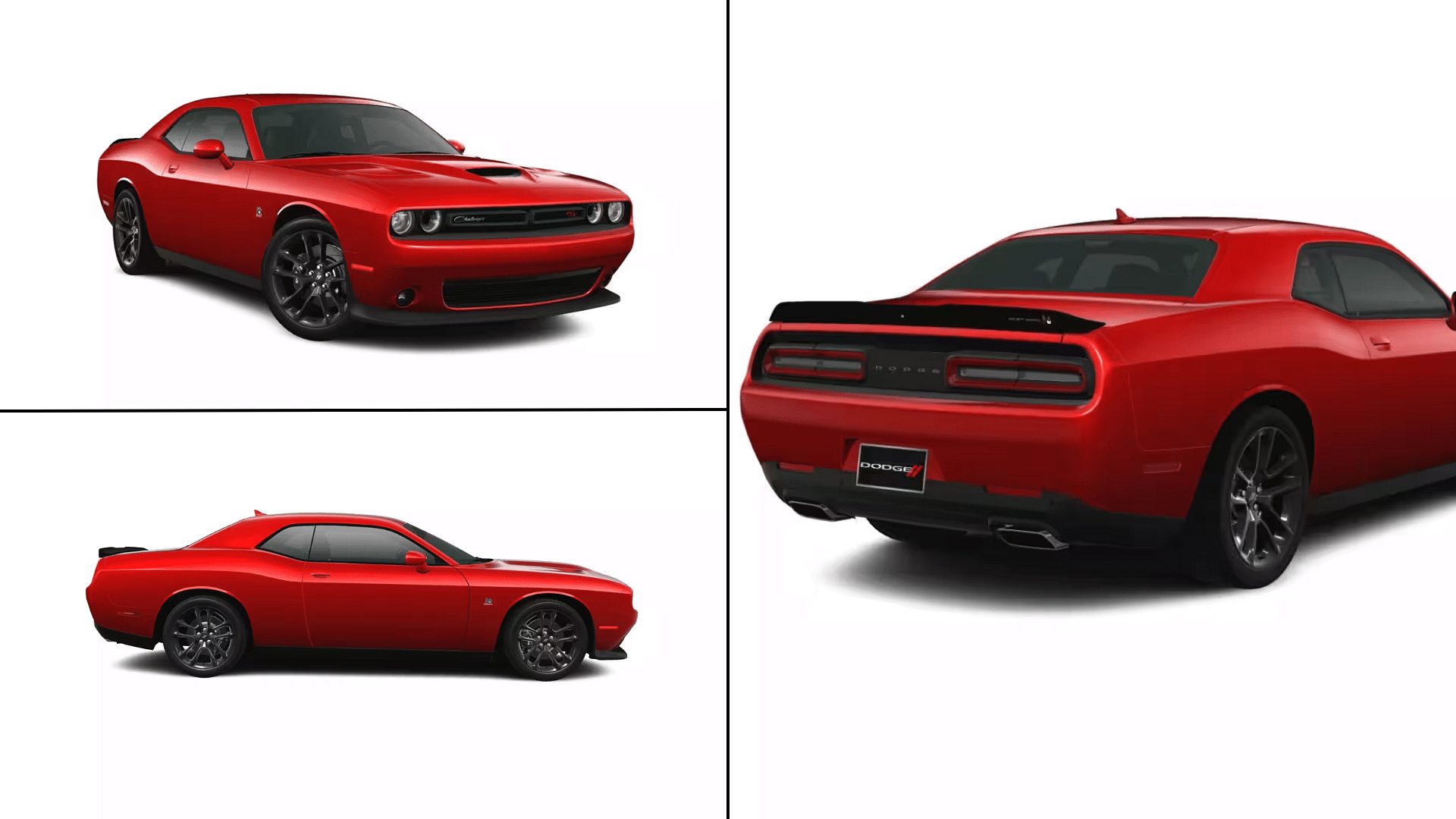 2023 Dodge challenger R/T Scat Pack coupe in red