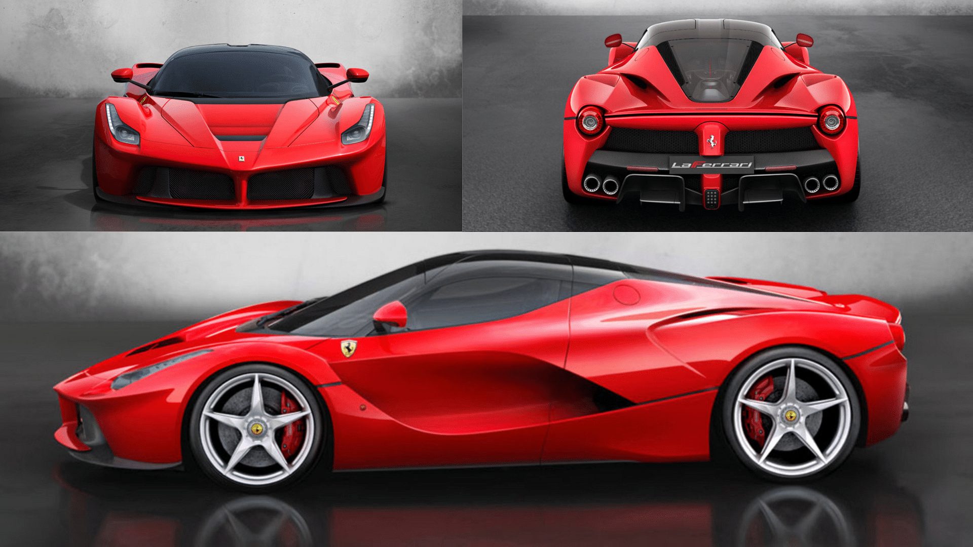 Red 2015 Ferrari LaFerrari