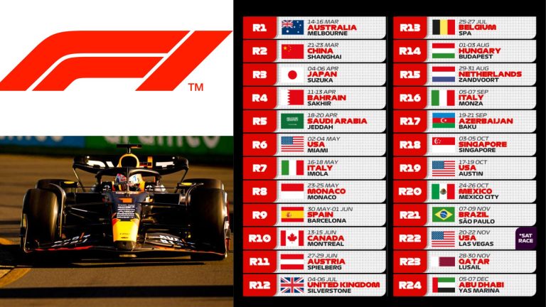 check out the update dcalendar of 2025 F1 season