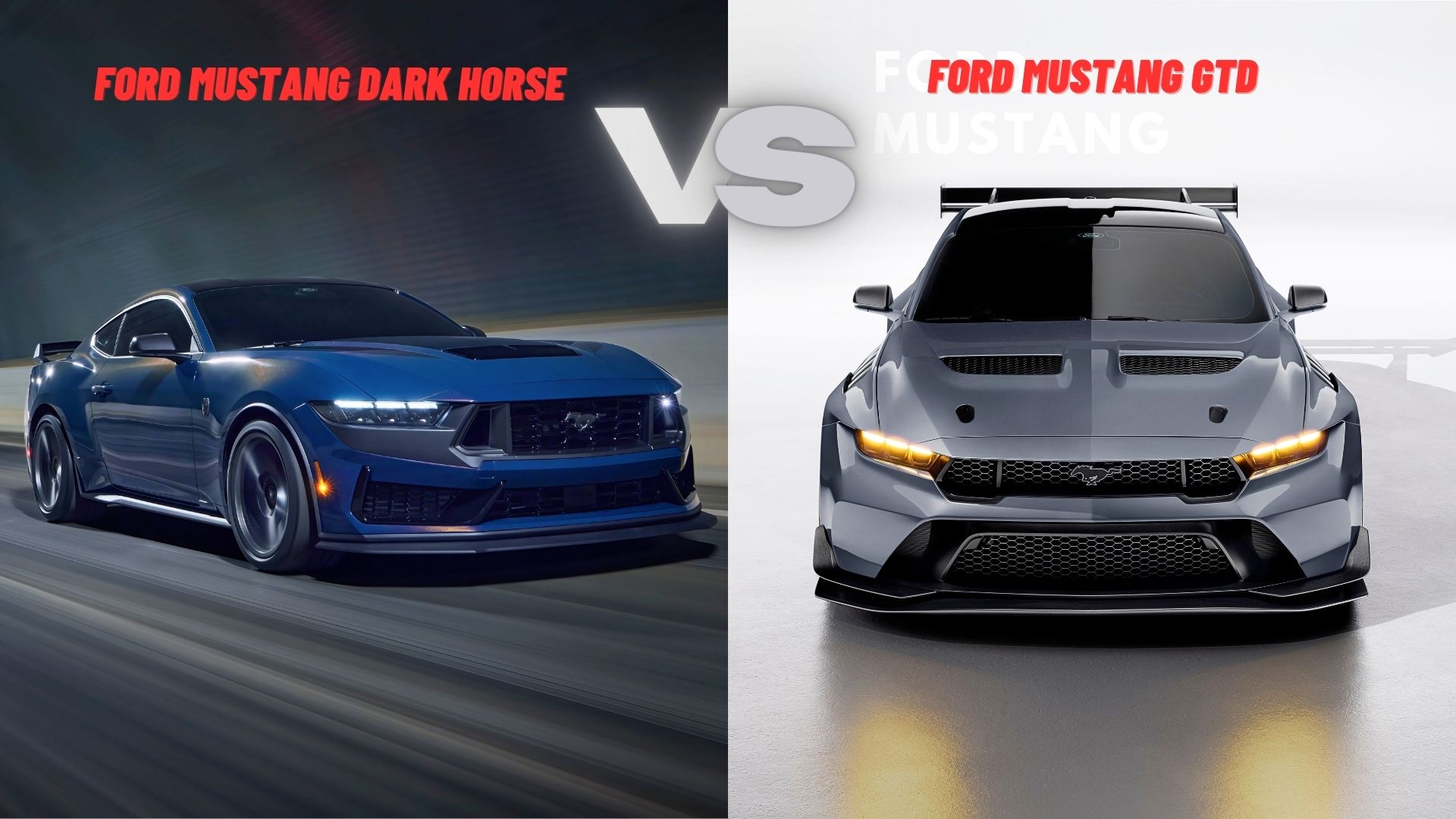 Ford Mustang GTD vs Dark Horse, What’s The Difference?