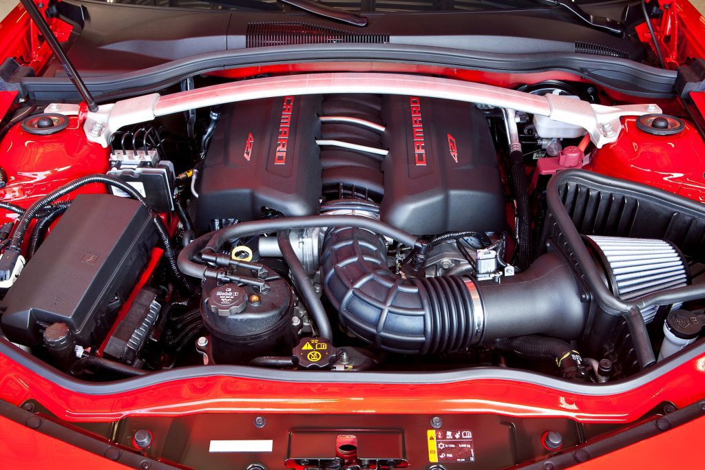 2014 Chevy Camaro Z/28 engine bay 